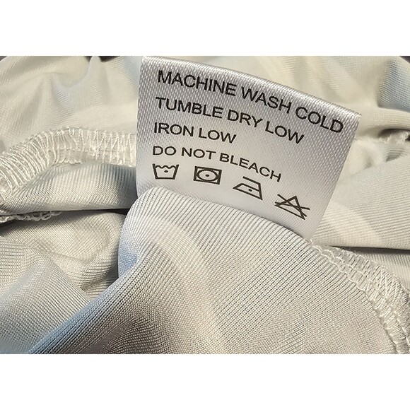 Bon Apple Tea Jumpsuit Romper Small Bamboo Leaves Polyblend Wide Leg Casual NWT - Picture 8 of 8